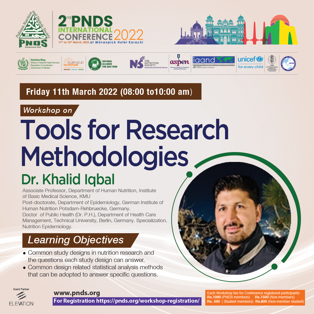 pndsorg's tweet photo. We are honored to invite 𝐃𝐫.𝐊𝐡𝐚𝐥𝐢𝐝 𝐈𝐪𝐛𝐚𝐥 for a Workshop on “Tools for Research and Methodologies”.
Get Registered yourself
Website: https://t.co/byZRYIjzcO
#PNDS #conference #PNDSregistration #workshopregistration #nutritionist #dietitian #internationalconference https://t.co/Ou9lhMoNvG