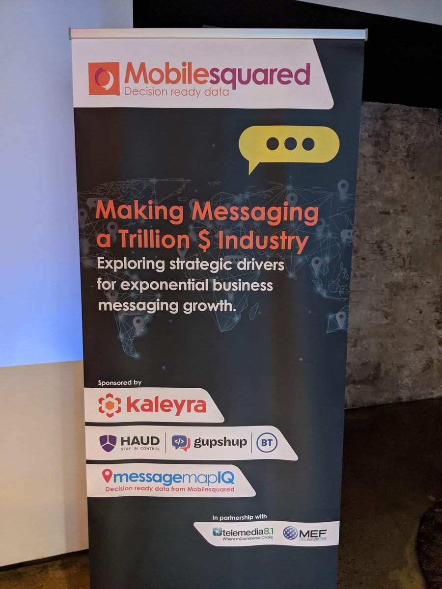 Very happy to do our part to make messaging a $trillion industry!!
#MWC22 
#Telemedia
#Live8point1
#CPaaS