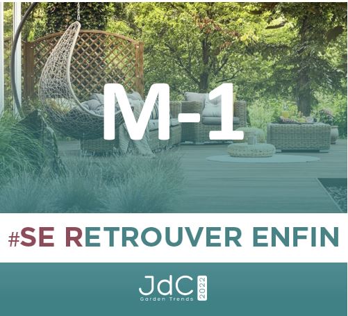 [M-1] Plus qu’un mois avant de tous nous retrouver, on à hâte de vous accueillir sur les JdC Garden Trends du 29 au 31 mars 2022 ! 
Vous pouvez d'ores et déjà commander votre badge
👉 bit.ly/3vqgLe1

#JdCGardenTrends #badge #salon #BtoB #jardin