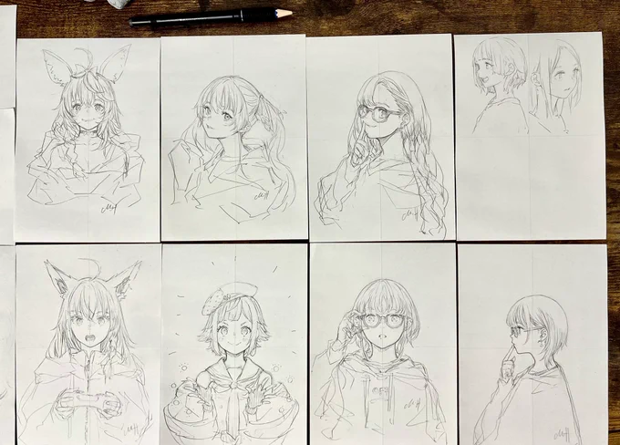 #今月描いた絵を晒そう

('◁'👐)パァ🖼✨ 