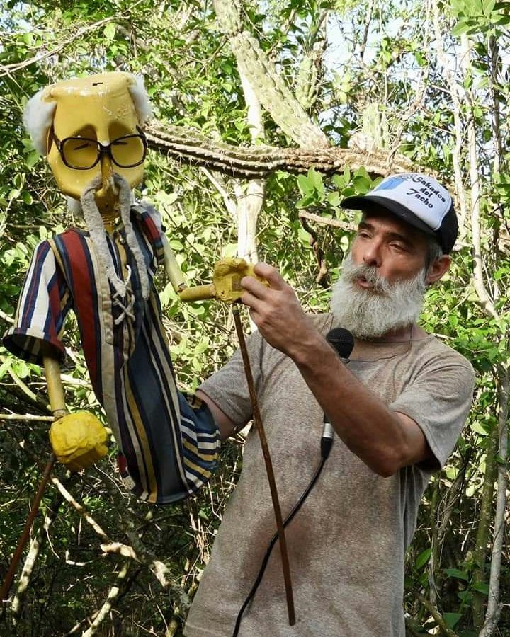 insturchaco's tweet photo. 💚 En la "Escuela Taller de Turismo de Naturaleza El Bermejito" en el Paraje La Armonía, se realizó con éxito la obra “Titeres sacados del tacho”. https://t.co/75apmLxGpd