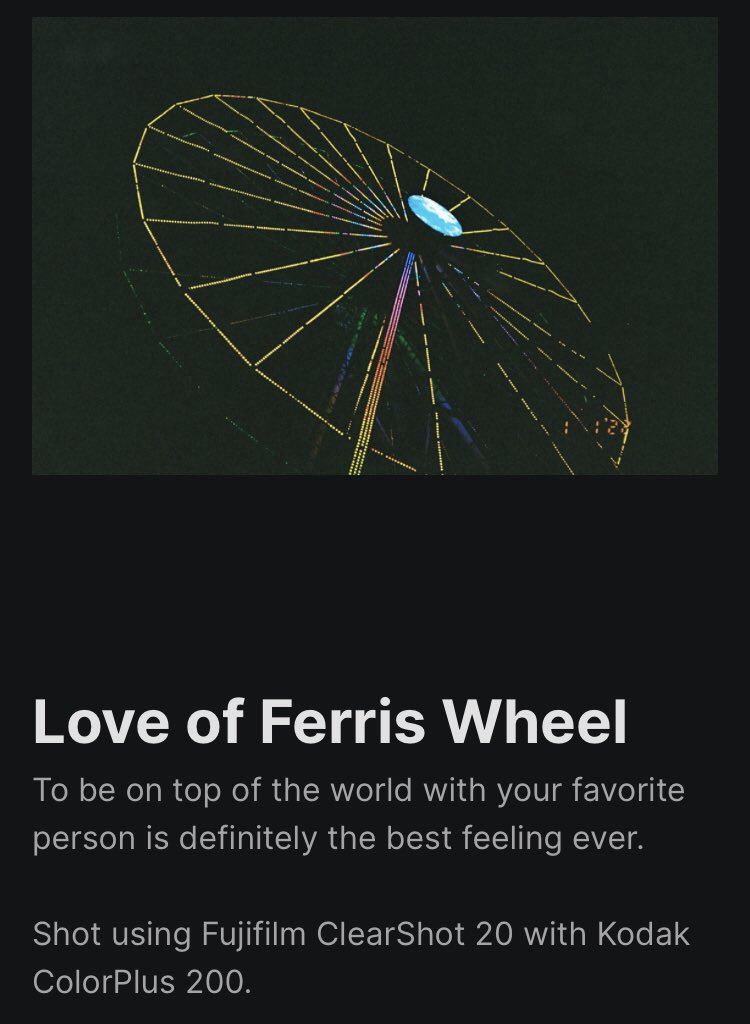 ShaeFilm's tweet photo. Freshly dropped 📷🎞

Exclusive Film Series #01 

AVAILABLE NOW ! 🎡❤️

RTs and Likes are highly appreciated 

https://t.co/BYXqnN7HAW https://t.co/IRfCZn4m33
