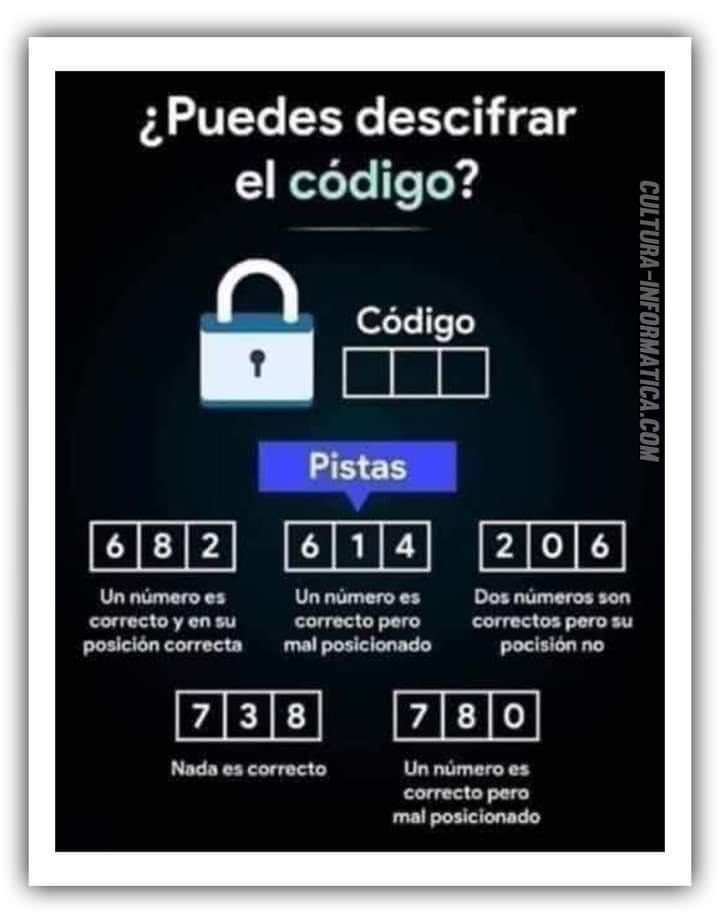 "<a href="/eveyhugo96/">Eve Garcia</a> Interesante reto, lástima la falta de ortografía…// encuentra la combinación #Retos