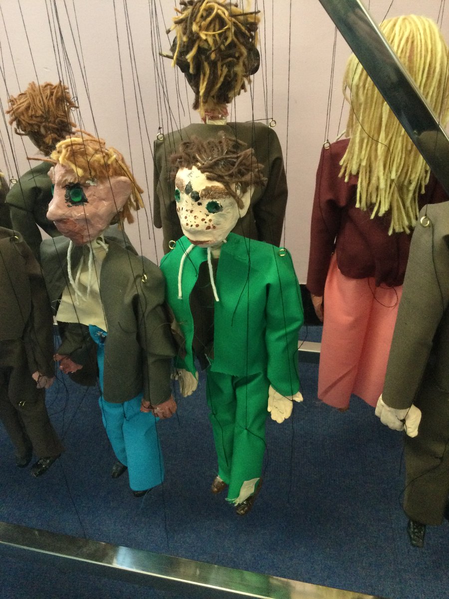 HartsbournePri1's tweet photo. Incredibly exciting times in Year 5 as they reach the point in their Puppet Project where their puppets, the sets and props have all been made. They've all worked really hard and I'm sure you'll agree have produced some amazing puppets https://t.co/kIn5etlQ2y