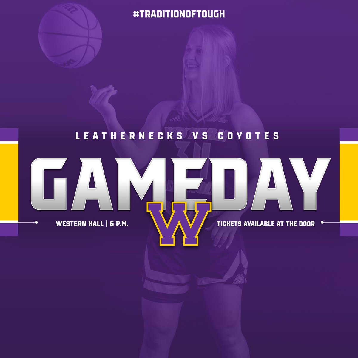 WIUWBB's tweet photo. One final home matchup for senior day - it's gameday!
🆚 South Dakota
📍 Western Hall
🕕 6 p.m.
📊 https://t.co/GWNpueHlm3
📺 https://t.co/5YQtfVL0ct
📻 https://t.co/vj4dyTPeIz

#TRADITIONofTOUGH https://t.co/iNADrgPVdG