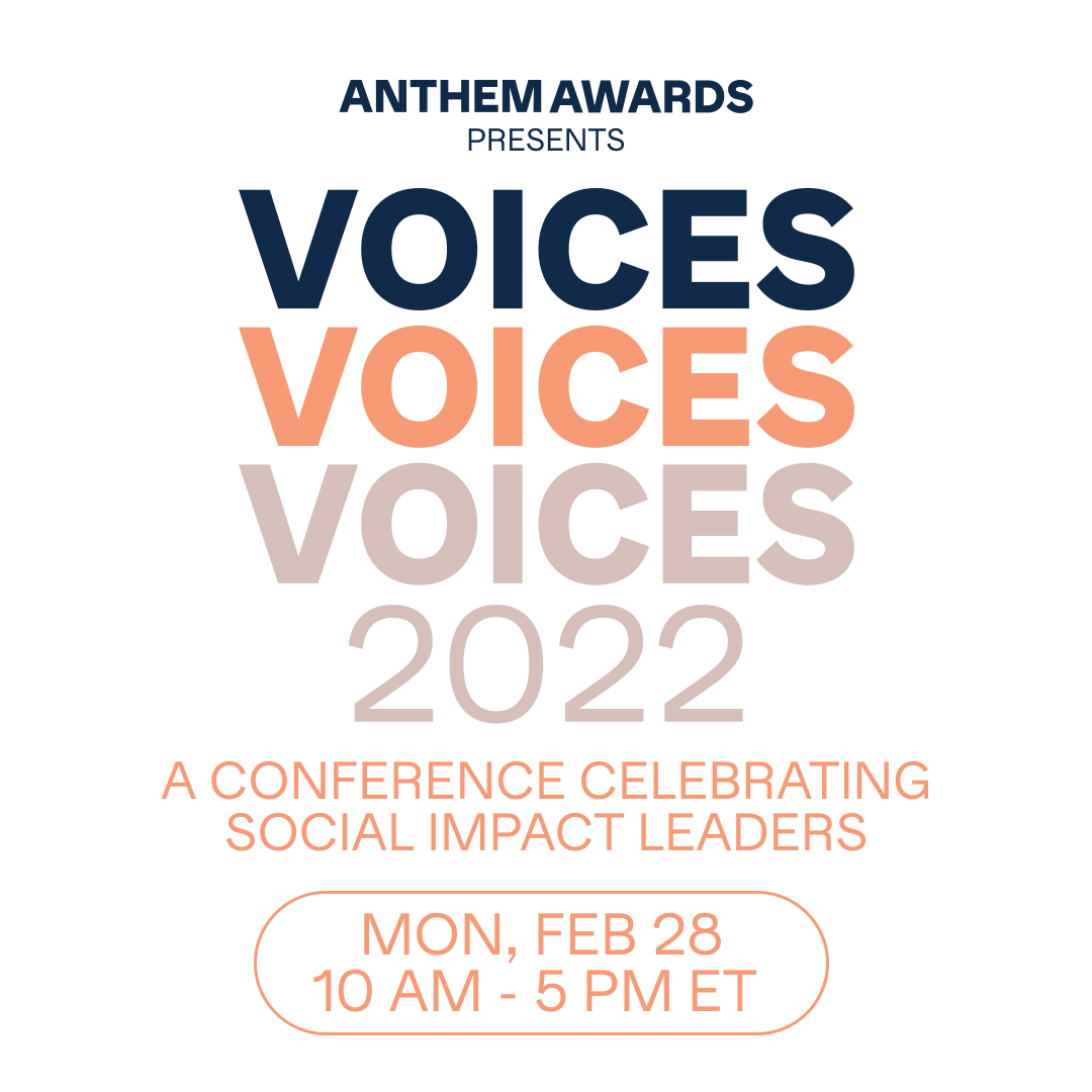 anthemawards's tweet photo. Right now, the 1st Annual Anthem Voices Conference is live at https://t.co/nyWZQ0JGcK! Join us there for a first-of-its-kind conference bringing together over 50 social impact leaders &amp; activists across industries on one stage, with fireside chats and stories centered in impact. https://t.co/fuGhvoLeWt