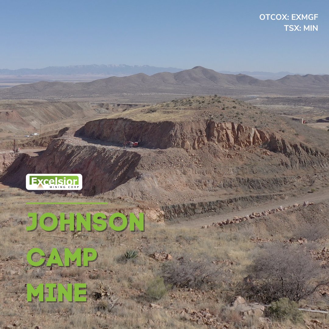 copper_gunnison's tweet photo. The 100% owned Johnson Camp Mine in Arizona, is located one mile from the SX-EW production facility, which will turn the copper-bearing solution, into 99.999% pure copper cathode.

#ExcelsiorMining #Copper #ESG $MIN.T $EXMGF https://t.co/M8b9PrsKlD