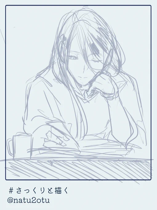#さっくりと描く
パラケルスス。ラフまでだった～!💦 