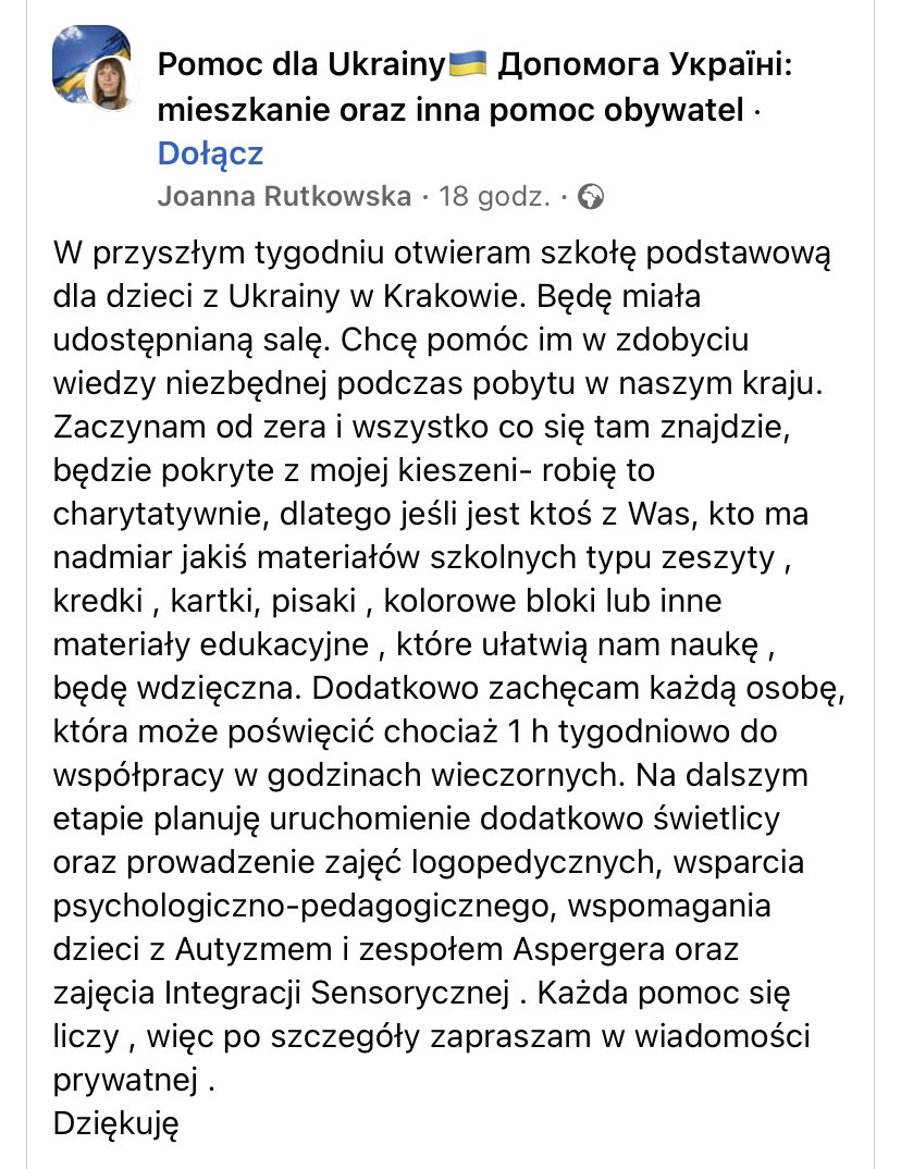 sadnessvoices's tweet photo. ‼️HALO HALO KRAKÓW I OKOLICE‼️

Organizujemy zbiórkę! Na końcu informacja o co chodzi zachęcam do dołączenia się! Udostępniajcie! 

#Ukraina #solidarnizukraina #PomocUkrainie #Krakow https://t.co/hckOr6yswW