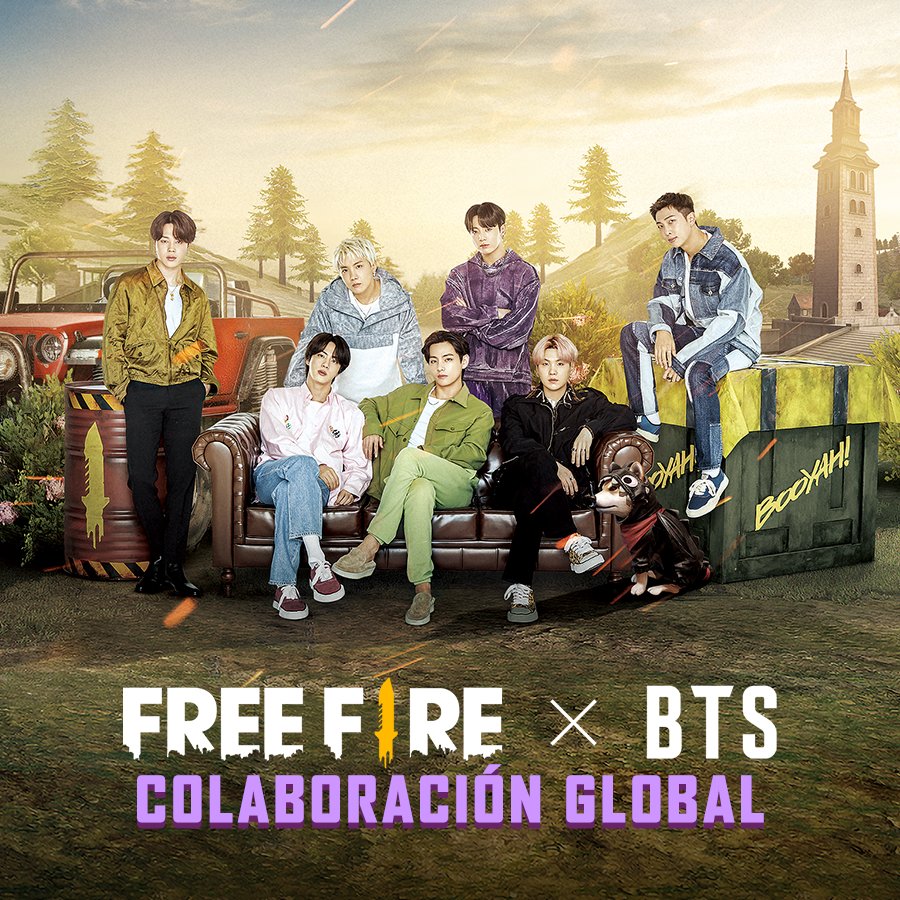 BIGHIT_INFO's tweet photo. BTS x FreeFire | Global collaboration

BTS has been named a global ambassador for the game Garena Free Fire.

The partnership also includes an in-game event slated for March that will see the band "enter the world of Free Fire.” 

#FreeFirexBTS https://t.co/VwaqQjiwKj