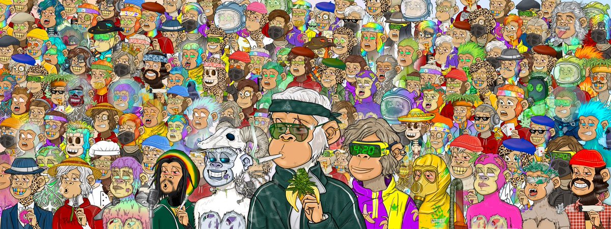 abo_sac_artist's tweet image. Celebrating 100 SOL FP with the best fam @StonedApeCrew 🎉