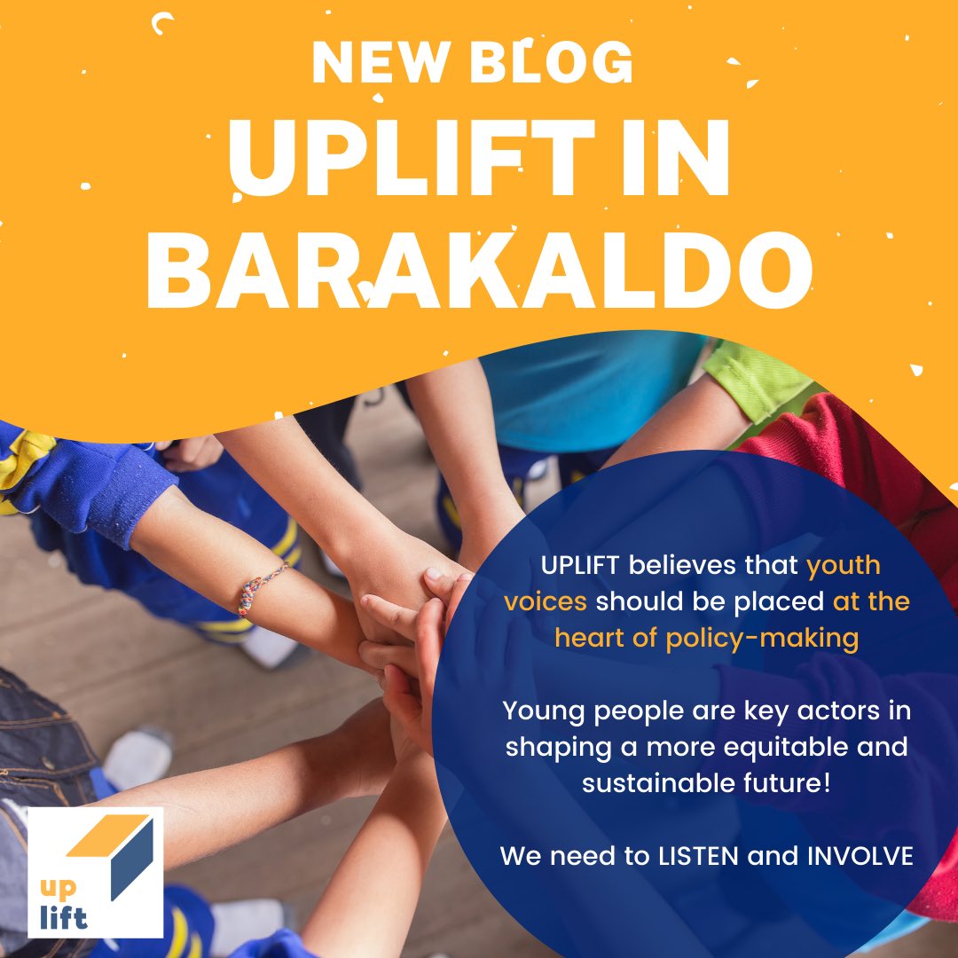 uplift_youth's tweet photo. Our team in Barakaldo have a new blog post about their experience of the @uplift_youth project so far. Do check it out โก๏ธ https://t.co/WFOgDD5hZ1
#upliftyouth #horizon2020 #youthvoices #empowerment #barakaldo #policycocreation #policymakers #eupolicy #eu https://t.co/nERdWsiE3N