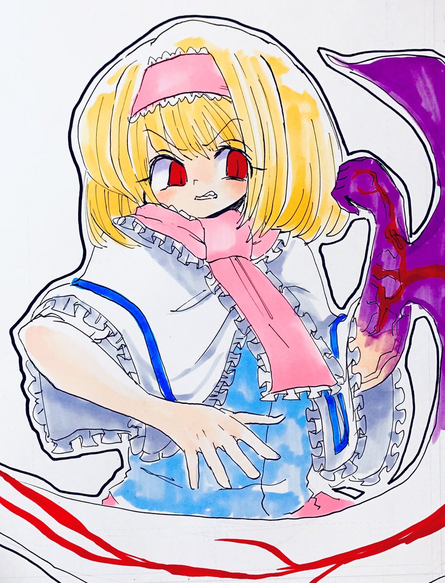 #今月描いた絵を晒そう
数、仕上がり、両方の意味で全然描けてない… 