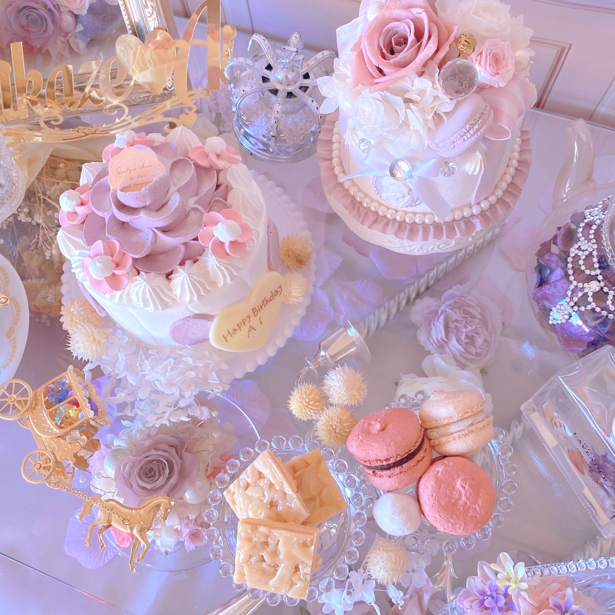 aixmiu's tweet photo. ✼••┈••✼   HAPPY BIRTHDAY AI   ✼••┈••✼

　　　これからもずっとたくさんの
　　　　　笑顔があります様に

✼••┈┈┈┈┈┈┈┈┈┈┈┈┈┈┈┈┈••✼
#utapri_ai_BD2022   #美風藍生誕祭2022 https://t.co/AYcT63fvAd