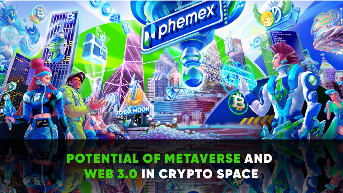 Phemex_official's tweet photo. Metaverse and Web 3.0 in crypto space 🤩 

Full article 🔽 
https://t.co/P312SaBVWH

#metaverse #phemex #crypto #exchange #web3 https://t.co/IdeE86dm9Z