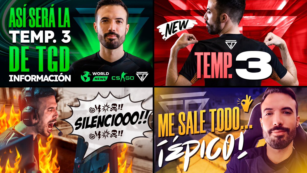 ddpartstudio's tweet photo. Miniaturas recientes x FlipiN 🎨
https://t.co/WOa7Kc6V1k 📲
#thumbnails #youtube #csgo #flipin https://t.co/99L7i4AOoE