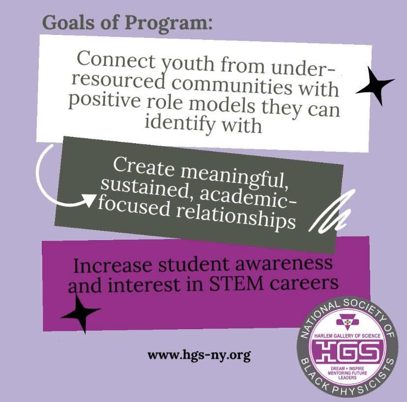 HGS_NY's tweet photo. Want to know more about our Mentoring Program? Look no further!

🧬👩🏾‍🔬🥼

Through the Mentoring Program, we aim to establish feelings of community and belonging in participants, as a foundation for empowered professional &amp; academic development. https://t.co/baqO12BcSl