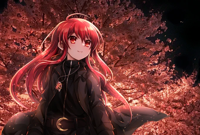 桜と炎 