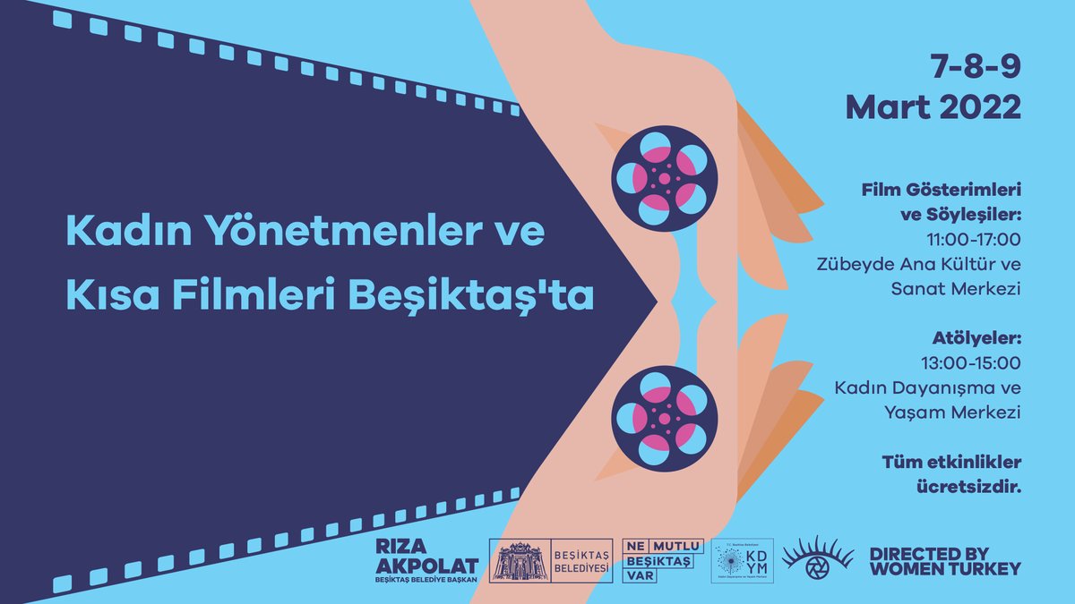 BesiktasBel's tweet photo. Kadın Yönetmenler ve Kısa Filmleri Beşiktaş’ta! 📽

Kadın Dayanışma ve Yaşam Merkezimiz, Directed By Women Turkey desteğiyle 8 Mart Dünya Kadınlar Günü haftasında 3 gün boyunca kısa film gösterimleri ve atölyeleri düzenleyecek.

ℹ️ Detaylar: https://t.co/D7eARv7G6A https://t.co/3LAzHXCkug