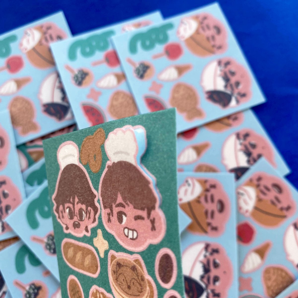 amojinprints's tweet photo. ✨Kiss-Cut stickers sample!

Available in:
✨ Various paper types (matte, glossy, vinyl, aluminum etc)
✨ Laminations to make the waterproof and scratchproof (matte, glitter, glossy and holographic)

#sticker #kisscut #personalizedph #customized #diecut  #fanmerch https://t.co/CCl32z6BZN
