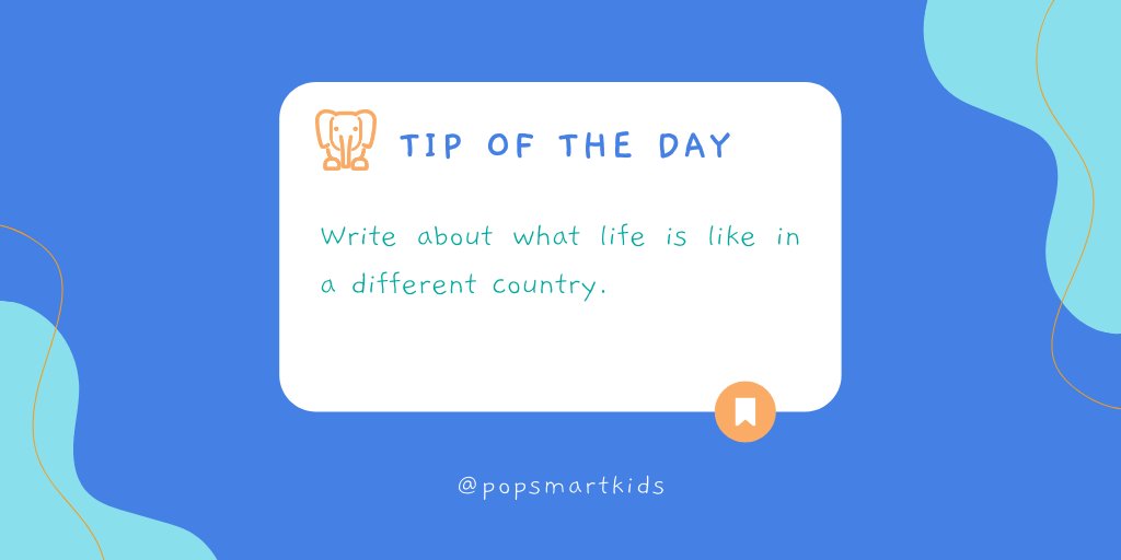 Teach empathy and diversity by researching a foreign country with your kids. Talk about how different life is for other people, especially in developing countries. Have them write about what they've learned and what inspired them. Critical thinking in action!