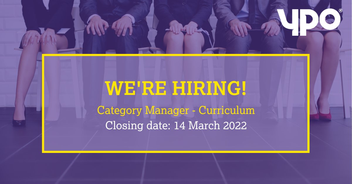 ypoprocurement's tweet photo. 📣 An exciting opportunity has arisen for a #CategoryManager to join our Trading department at YPO in the #curriculum category. The post-holder will develop the operational category strategy and supporting action plans.
Apply here > > https://t.co/hdkXZFYAzX #hiring #vacancy https://t.co/ridMEJpUlX