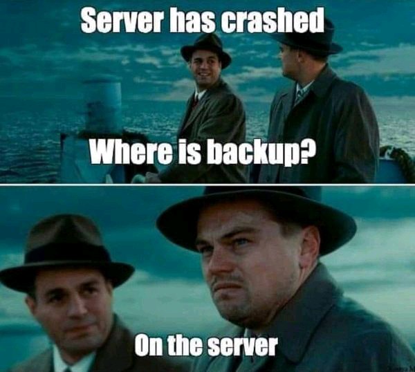 🔰RB ASHISH (rbashish) ☁️ on Twitter: "Where is your backup? #Cloud #Linux  #webdeveloper https://t.co/xUStqx2gLq" / Twitter