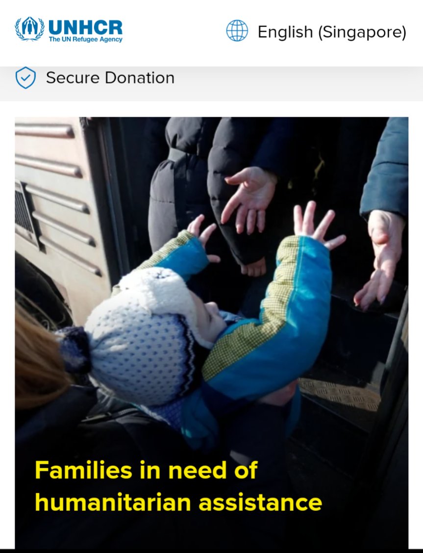 ShilRao's tweet photo. Hell, even the UN feasts on trauma porn pictures from the Global South to raise funds to do nothing. And then there's the UNHCR for Ukraine. No kids getting fed out of dog bowls here. https://t.co/sJgW0yzboC