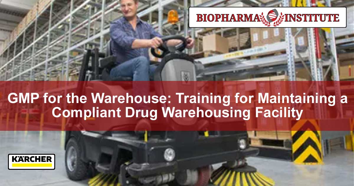 BiopharmaInst's tweet photo. Good housekeeping means “a place for everything and everything in its place”. Our corporate training courses will ensure your staff have the skillset to maintain warehouse safety and efficiency. @Kaercher_PR offers innovative cleaning equipment. #gmp https://t.co/332qyzf5lx https://t.co/1v4Nk0ZIxV