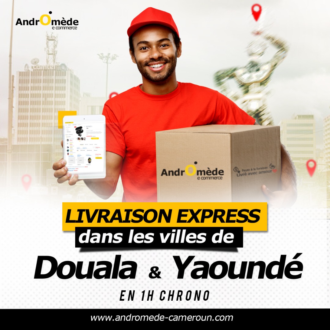 Andromedecm's tweet photo. Chez nous, la livraison EXPRESS n'est pas une option.
Pour tous les produits que vous commandez via le site web, messenger ou même sur WhatsApp, vous êtes livré après 1H de temps.
C'est ca Andromde.
#livraisonexpess #douala #yaounde #cameroun #produit #ShopOnAndromede https://t.co/5HHCEgeRyb
