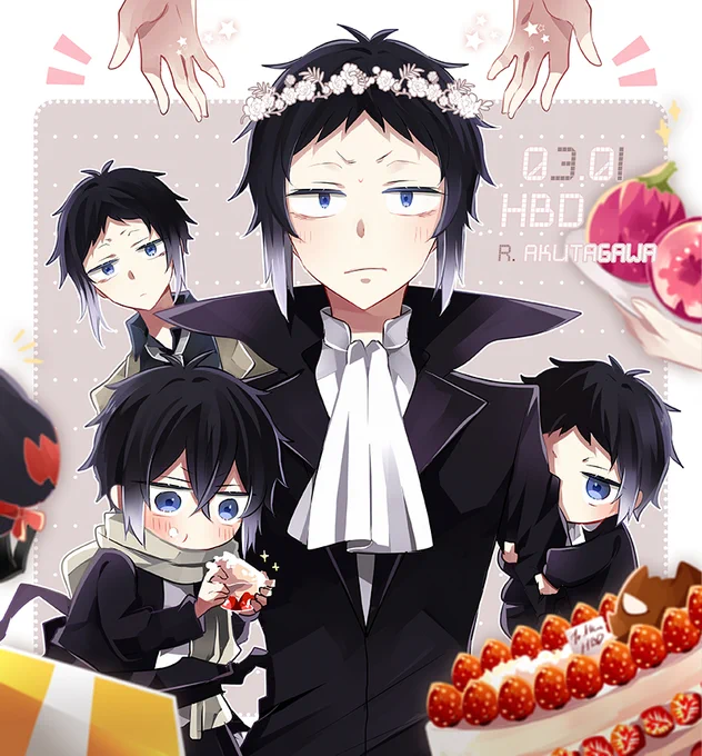 #やつがれ生誕祭
#3月1日はポートマフィアの黒外套の誕生日 
