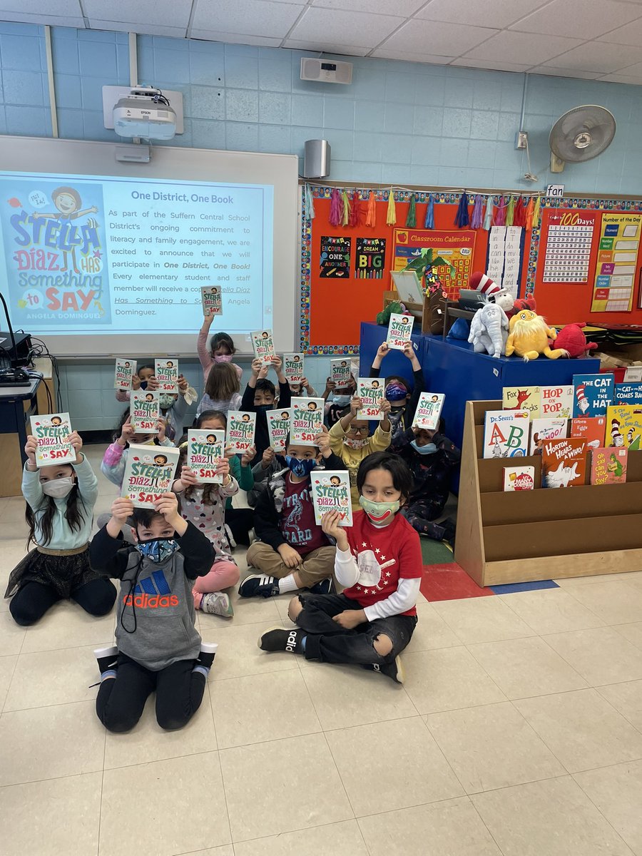 We are excited to read “Stella Diaz Has Something To Say” for One District One Book.
<a href="/ViolaAchieves/">Viola Elementary</a> <a href="/SuffernCSD/">Suffern Central</a>
