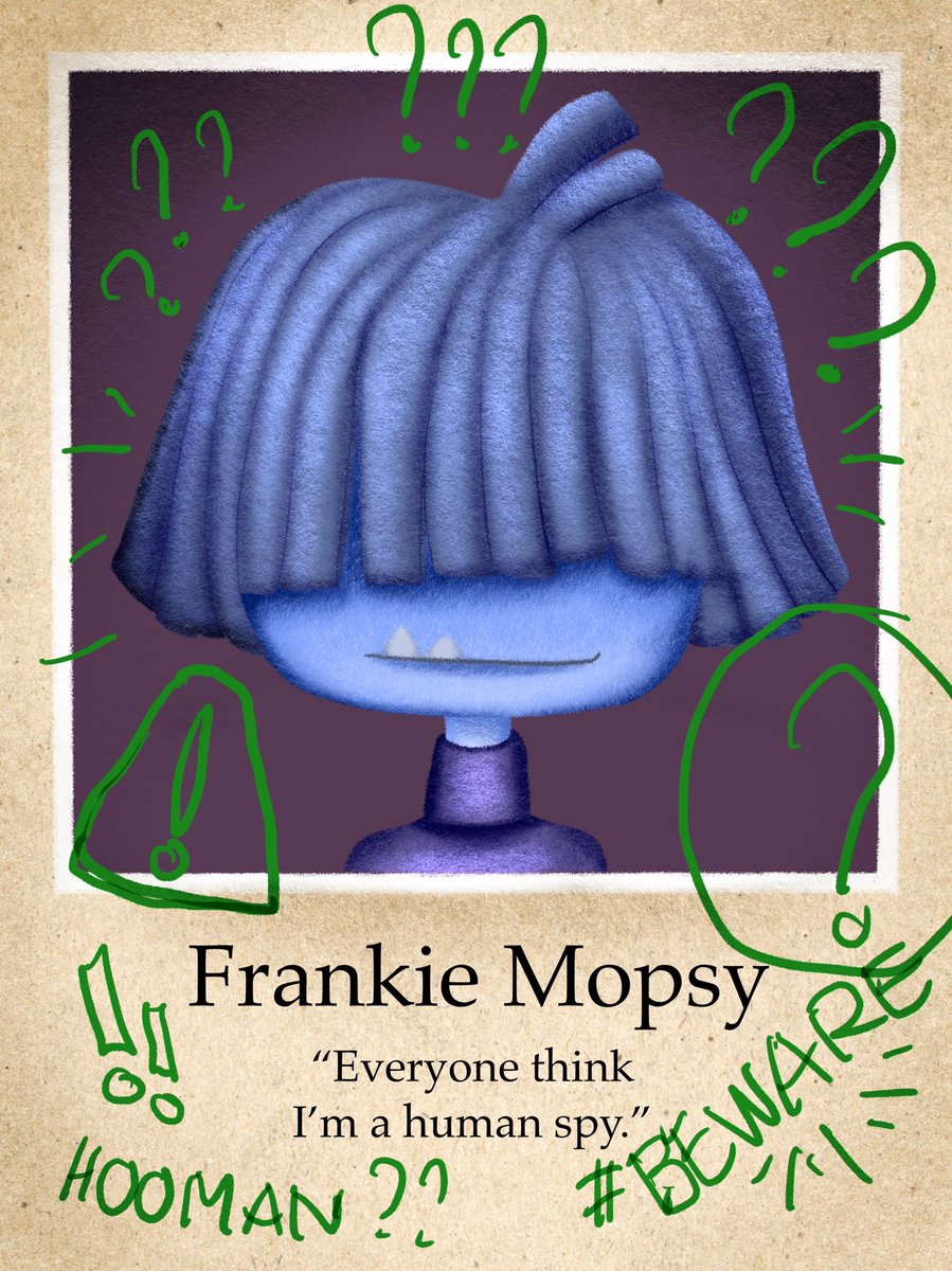 monstroycity's tweet photo. Hi @dielamaharanie ! Thank you soo much for the shilling space, and for adopting Frankie! I hope you don’t mind, his hair covers his eyes, Frankie might hit walls and pillars a lot. #NFTCommunity #monstroy https://t.co/fcupmuubW4