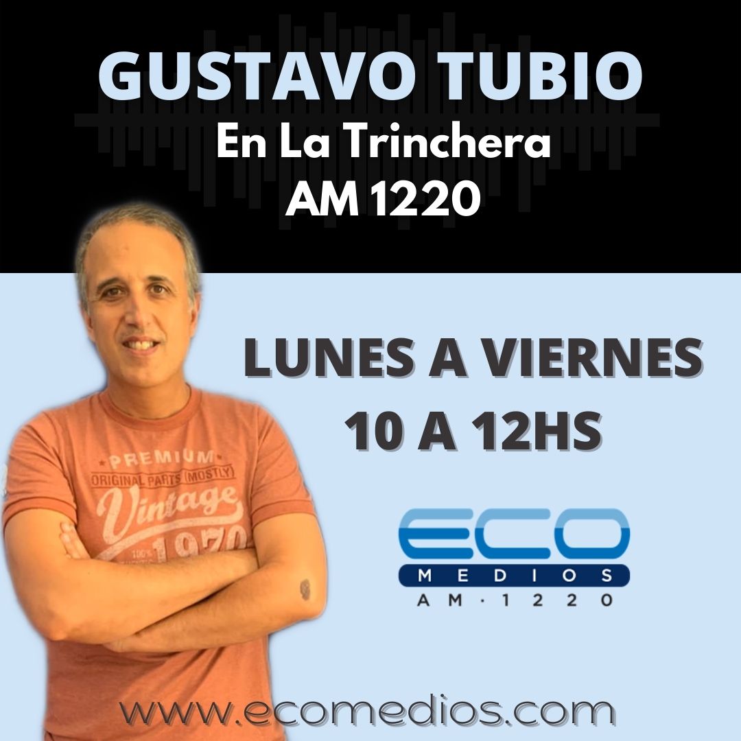 En La Trinchera (@trinchera_en) on Twitter photo Mañana vuelve En La Trinchera!!! el magazine periodístico conducido por @TubioGF
De lunes a viernes de 10 a 12hs Por <a href="/ecomedios1220/">Eco Medios</a>
AM 1220 ecomedios.com Mañana vuelve En La Trinchera!!! el magazine periodístico conducido por @TubioGF
De lunes a viernes de 10 a 12hs Por <a href="/ecomedios1220/">Eco Medios</a>
AM 1220 ecomedios.com