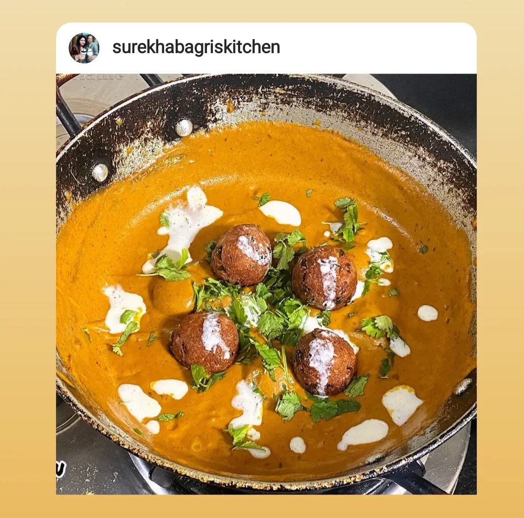 SurekhaBagri's tweet photo. Dhaba style paneer kofta gravy recipe 😋 new video out now watch full video on my youtube channel ❤️ https://t.co/aTA6LSb0ig