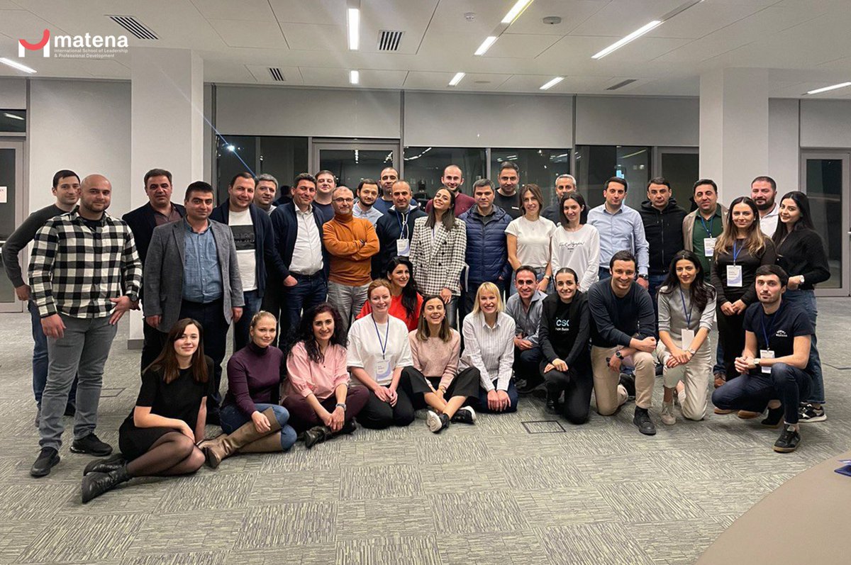 The first classes have begun at Matena International School!
 Executives and founders of leading companies have united around a common goal - to participate in an international professional development program. 

More⤵️
matena.am/news/The-first…
______
#MatenaSchool #Leadership