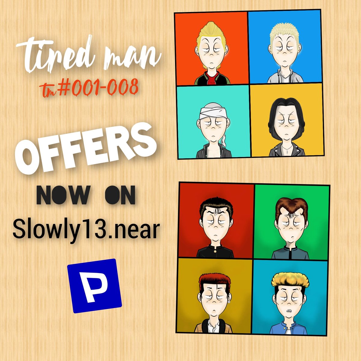 Collection "tired man"

Drop now!!
tm#001-008
Offers now on Paras.id (near)
(1/1 Edition)

🤟paras.id/collection/tir……

#NFTThaicommunity #NFTCommunity  #OpenSeaNTF #Polygon #nftcollector #NFTCollection #nftart #NFTs #NEARnft  #paras