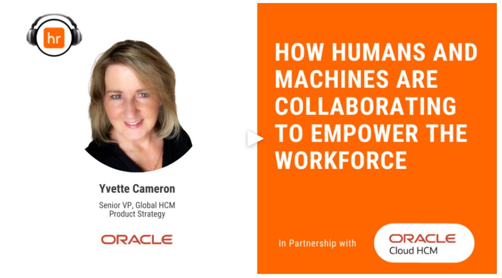 asgilbert09's tweet photo. 🎙️« 85 % des répondants à notre étude #AI@Work veulent que la technologie les aide à définir leur avenir » - Yvette Cameron, Senior VP, Global #HCM Product Strategy, dans le podcast @HRLeaders_.
➡️ https://t.co/UvErkR1kSY
#transforh #cloud #innovation #oraclecloud https://t.co/F6fbcYpPbj