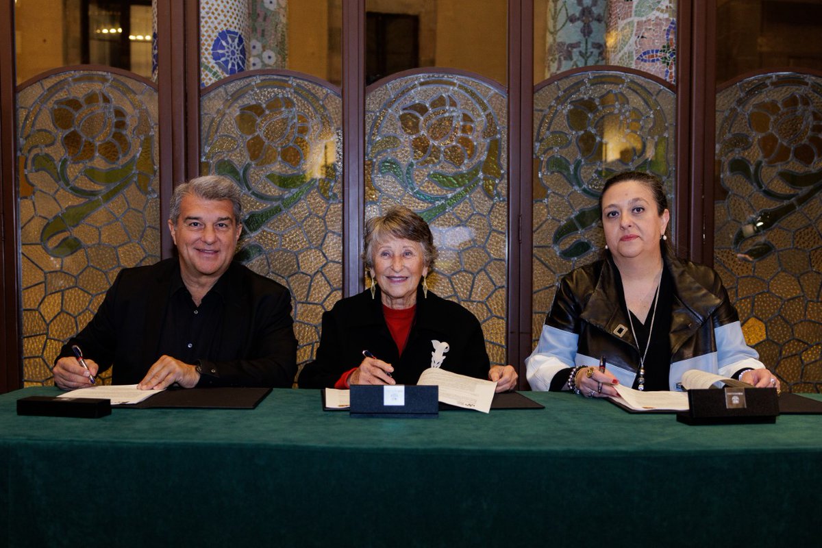 FCBarcelona_cat's tweet photo. ▶ El FC Barcelona i la Fundació Orfeó Català-Palau de la Música han arribat a un acord de col·laboració amb l'objectiu de promocionar la cultura

Més info 👉 https://t.co/mwwojAJF5j https://t.co/H75nN4h1GH