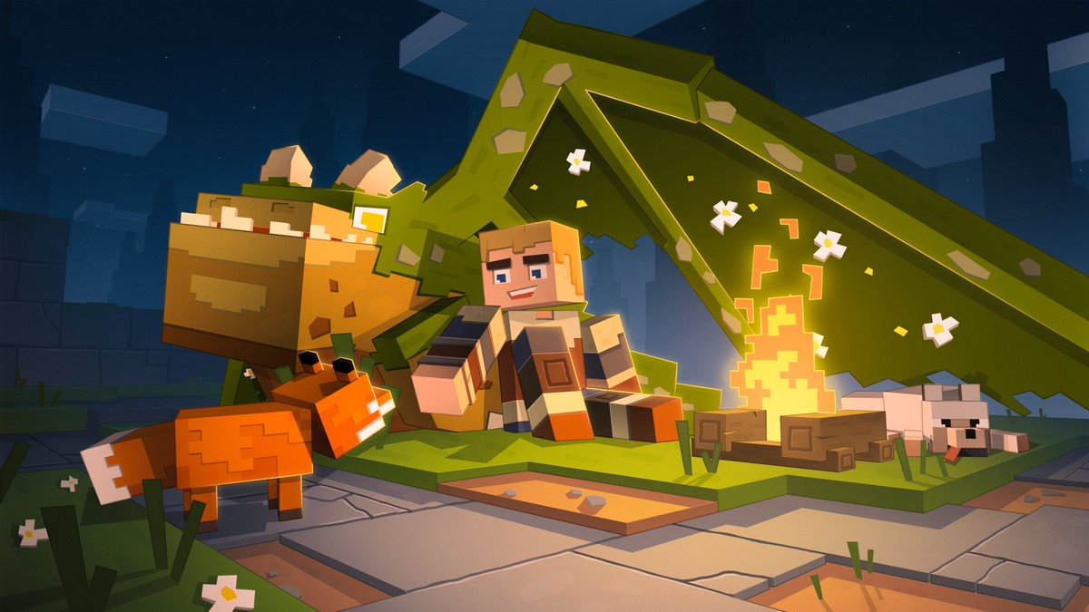 enjoying the campfire with his buddies 🔥
models by @sparkuniverse