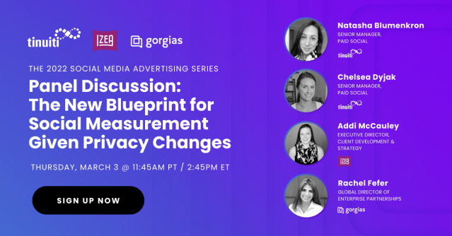 We're partnering with #InfluencerMarketing platform, <a href="/izea/">IZEA</a>, and #ecommerce helpdesk, <a href="/gorgiasio/">Gorgias 📨</a>, to talk about the biggest #measurement challenges we see with our clients. Sign up for <a href="/Tinuiti/">Tinuiti</a>'s 2022 Social Media Advertising Series here: bit.ly/35c2Xt8