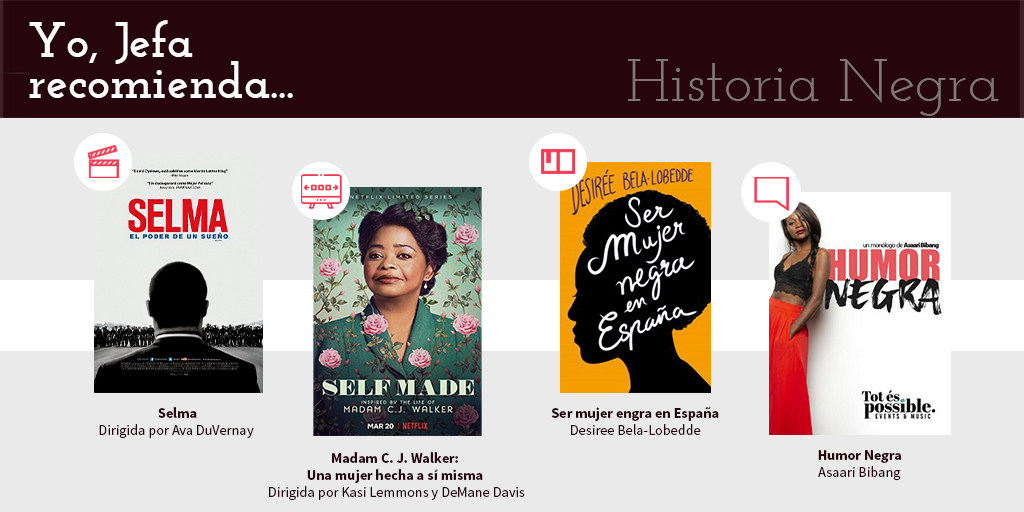 Nos despedimos de febrero, mes de la #HistoriaNegra, con una selección de recomendaciones culturales de mujeres negras referentes. ¡Sigamos consumiendo cultura creada por mujeres negras todos los meses! 🖤 @ava <a href="/kasi_lemmons/">Kasi Lemmons</a> <a href="/DeManeDavis/">DeMane Davis</a> <a href="/asaaribibang/">Asaari Bibang</a>

#MujeresReferentes