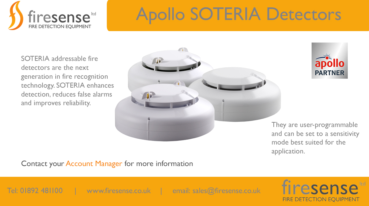 Firesenseltd's tweet photo. Powered by CoreProtocol @ApolloFireEMEA fire loop communication protocol – SOTERIA® enhances detection, reduces false alarms and improves reliability.
Contact your Account Manager today to see if Apollo
SOTERIA Detectors can be used for your next install.
#firedetectors #SOTERIA https://t.co/wKpHarE7Pi