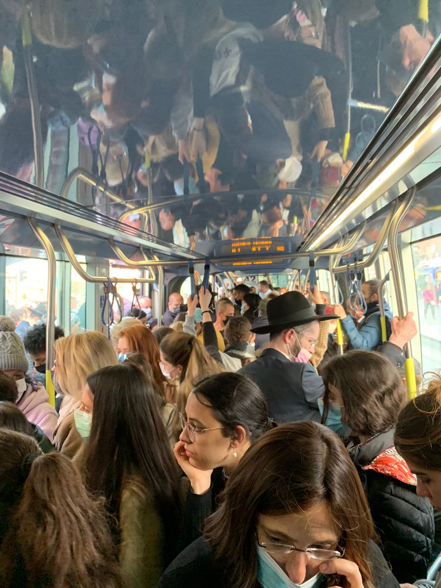 מה יותר עמוס, הרכבות מחרקוב או הרכבת הקלה ב-17:00? לפחות באוקראינה יש לזה סיבה הגיונית...