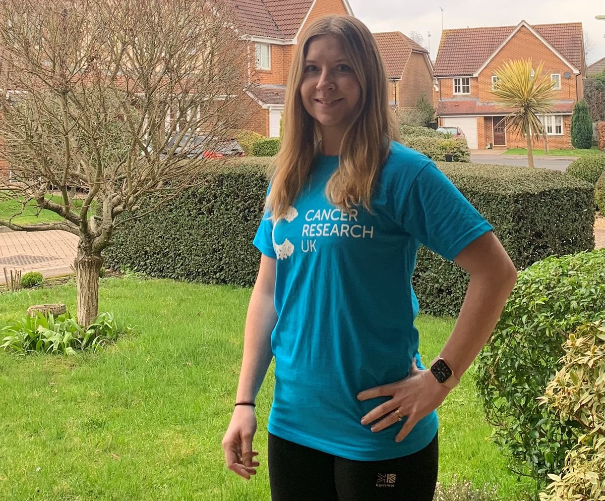 SouthamptonCTU's tweet photo. "I’ve built myself up to being able to run 10k without stopping thanks to this training. I never thought that possible!"
Senior Trial Manager Jess has completed #56MilesInFeb to raise money for @CR_UK. Well done Jess!! https://t.co/WX2X3v9KgU