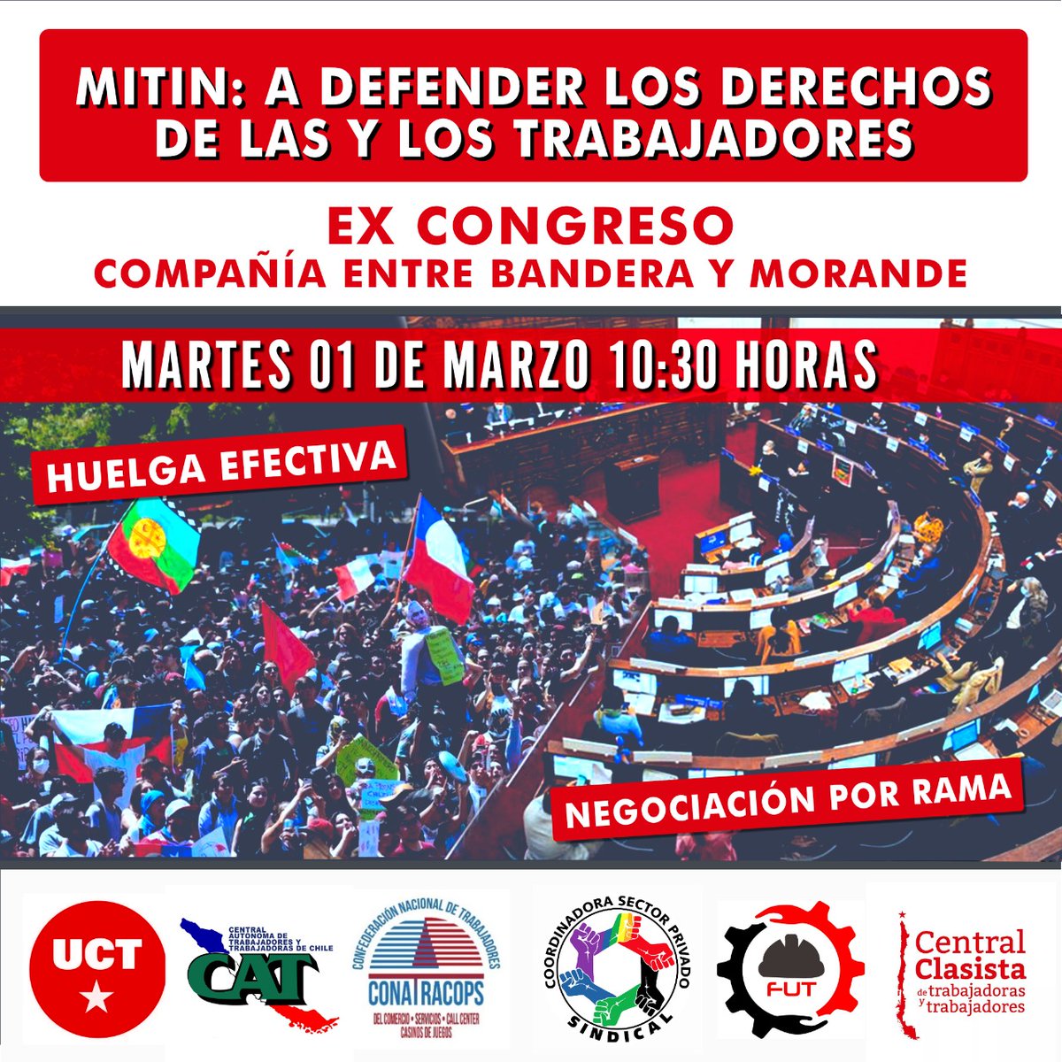 FRENTE UNITARIO DE TRABAJADORES CHILE tweet media