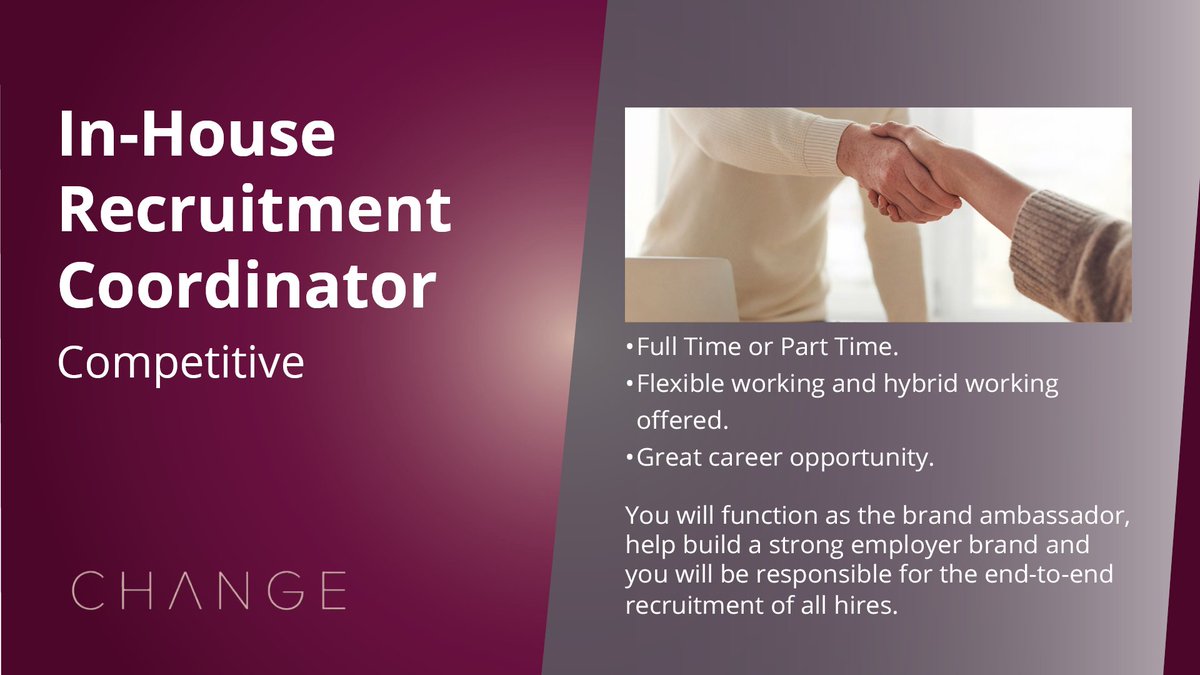 Change Recruitment tweet media