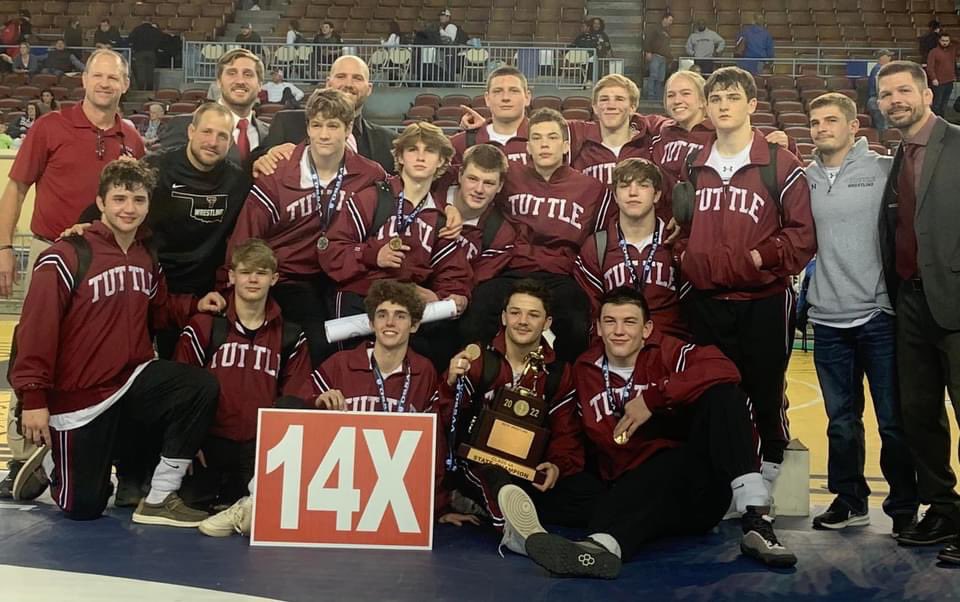 TuttleWrestling's tweet photo. 19 time State Champions winning our 14th consecutive championship this weekend. 

We finished with 11 state placers and 6 individual state champions. https://t.co/RjzAp8BKmf