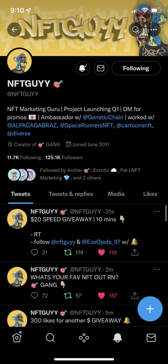 AleksNFTeth's tweet photo. @NFTGUYY @GeneticChain @CrustiesNFT Done https://t.co/OUpzPWOfYf
