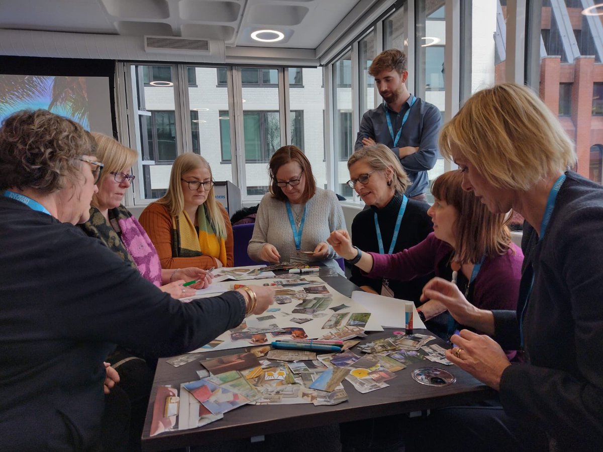 CornwallEds's tweet photo. “Should I stay or should I go?”- A great workshop currently underway exploring what makes a good group experience. Presented by Chantal Bailie and Bertie Scott from the Cornwall Eating Disorders Service #LEDC22 https://t.co/rdnmtrVQje